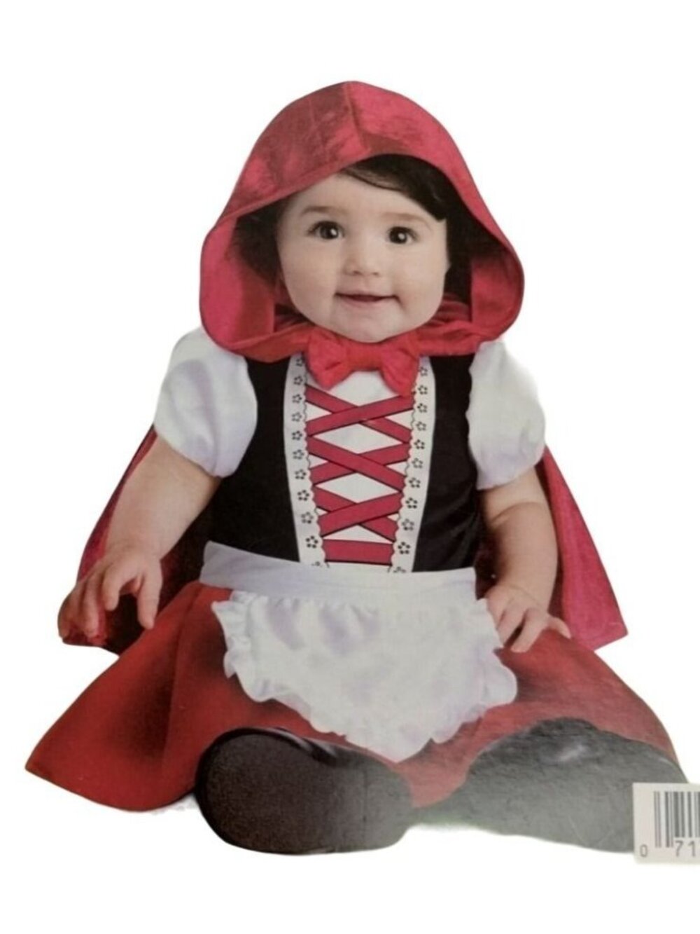 Infants' Baby 6-12 Months Red Riding Hood Dress and Cape Halloween Costume